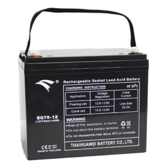 ẮC QUY LƯU ĐIỆN UPS EAGLE EG 75-12 (12V-75AH)